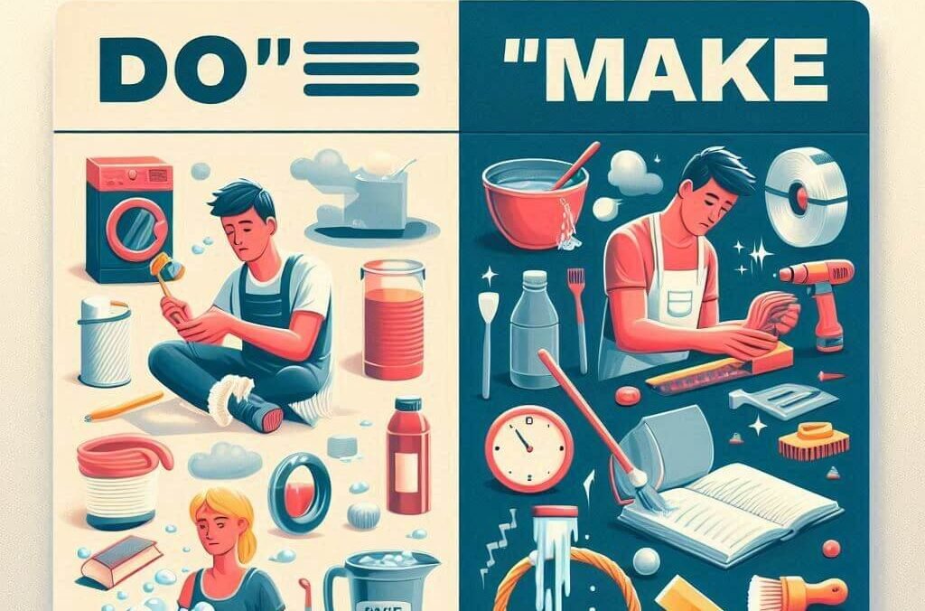 En este momento estás viendo Diferencia entre «Do» y «Make» en Inglés: ¿Cuándo Usar Cada Uno?